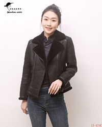 Fashion Sister Boutique 2024 Fashionable Autumn and Winter New Women's Short Fur All-in-One Jacket 13-474C