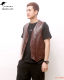 Fashion Sister Boutique 2023 Fashion New Men's Sheepskin Vest 19-200N