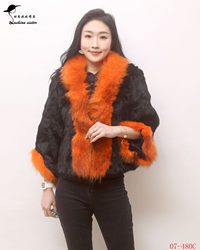 Fashion Sister Boutique 2024 Fashionable Autumn and Winter New Women's Short Rabbit Fur Jacket 07-480C