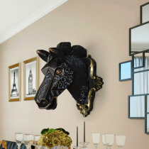 Nordic Abstract Deer Head Wall-mounted Brief Elephant Head Wall Decoration Living Room Bar Restaurant Background Wall Horse Head Wall Decoration Pendant