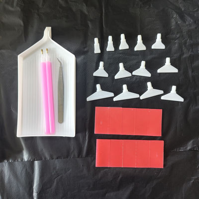 Diamond dot drill magic tool: Large diamond tray, tweezers, clay, nine-diamond pen, multi-head pen, dot drill tool