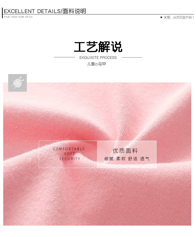 Youbeiyi Baby Cotton Vest Mùa xuân và mùa thu Áo len mỏng cho bé trai và bé gái Quần áo bé Ocean áo quần trẻ em