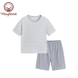 【Зазор】 Youbei Yishu Cottoned Cottoned Pater-Cliding Family Family из трех летней одежды для кондиционера для детей пижамы детей