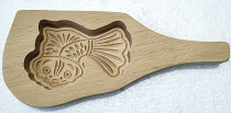 Three-dimensional small goldfish carp fat fish fish-shaped wooden pasta baking mold noodle card flower mold steamed bun