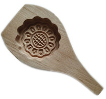 Three-dimensional small sunflower flower type fish-shaped wood pasta baking mold noodle card flower mold steamed bun