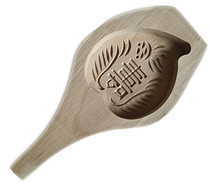 Three-dimensional trumpet peach gourd peach-shaped wooden pasta baking mold noodle card flower mold steamed bun