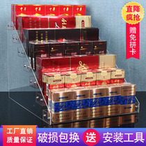 Convenience store supermarket smoke shelf acrylic nail polish display rack cigarette holder cigarette box cigarette holder shelf cigarette holder shelf