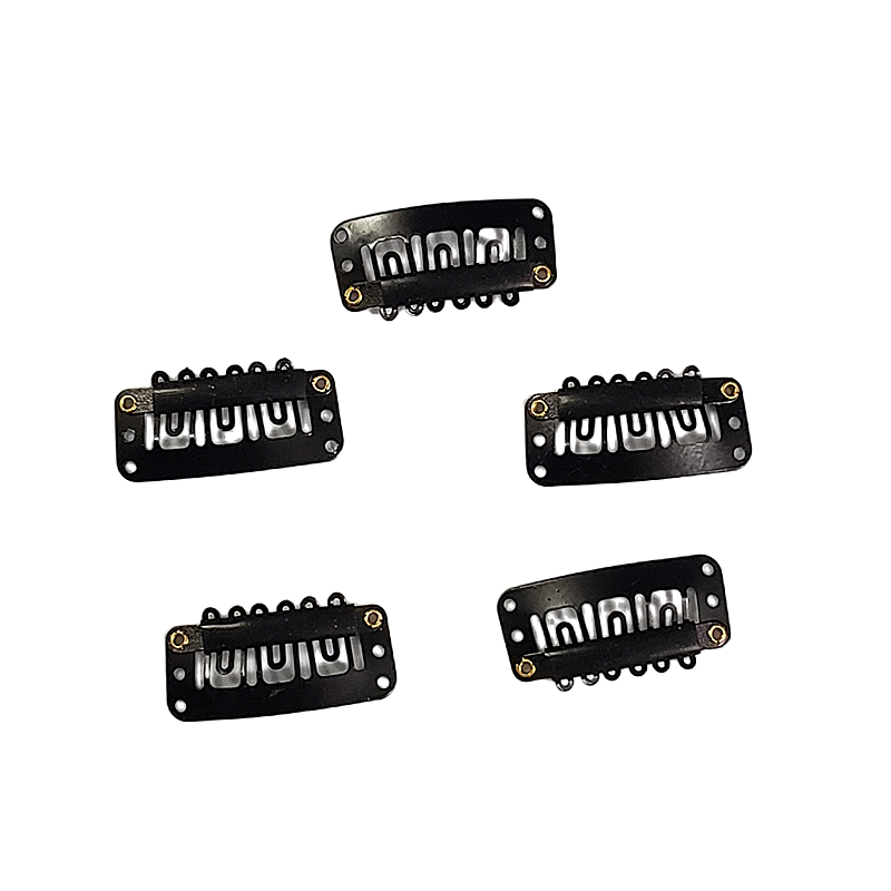 Wig special bangs ponytail extension card BB card domestic steel card spring card one yuan 5 black