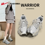 Warrior, летние серебряные туфли, дышащая тонкая спортивная обувь