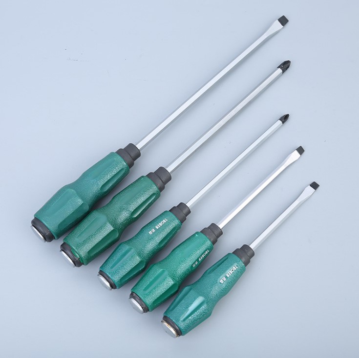 Tapping rubber piercing screwdriver impact screwdriver with magnetic modified cone screwdriver 4 inch 6 inch 8 inch 10 inch 12 inch
