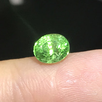 (Shredded pork jewelry bare stone) Shaffley stone natural Shaffley bare stone ring surface fire color good green want to drop stick
