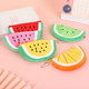 Cartoon versatile fruit plush coin purse
