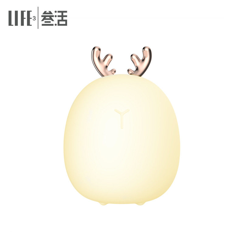 The Cute Deer Rabbit Usb Little Nightlight Student Dorm Led Beat the light Girl Gift Christmas