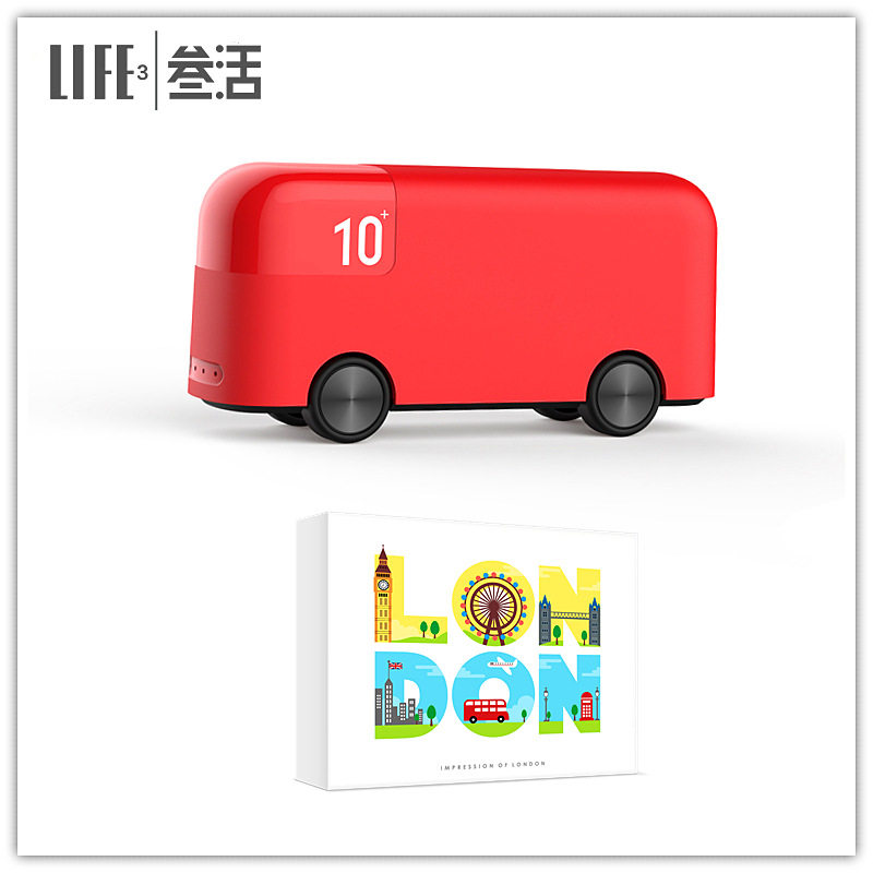 Car bus mobile power supply 10000 mA mobile phone mini charging treasure creative gift