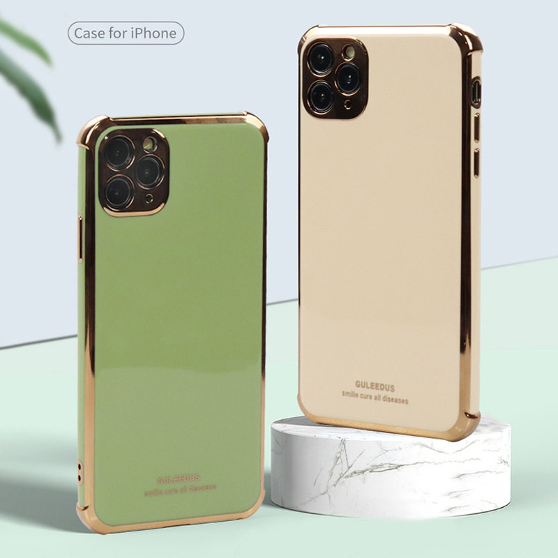 Suitable for iPhone 11 electroplating anti-fall mobile phone soft shell TPU all-inclusive lens Apple XS fine hole 11pro protective case