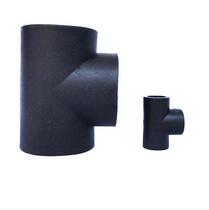 PE water pipe joint pe water pipe socket type equal diameter tee fitting DN20 four points to DN110
