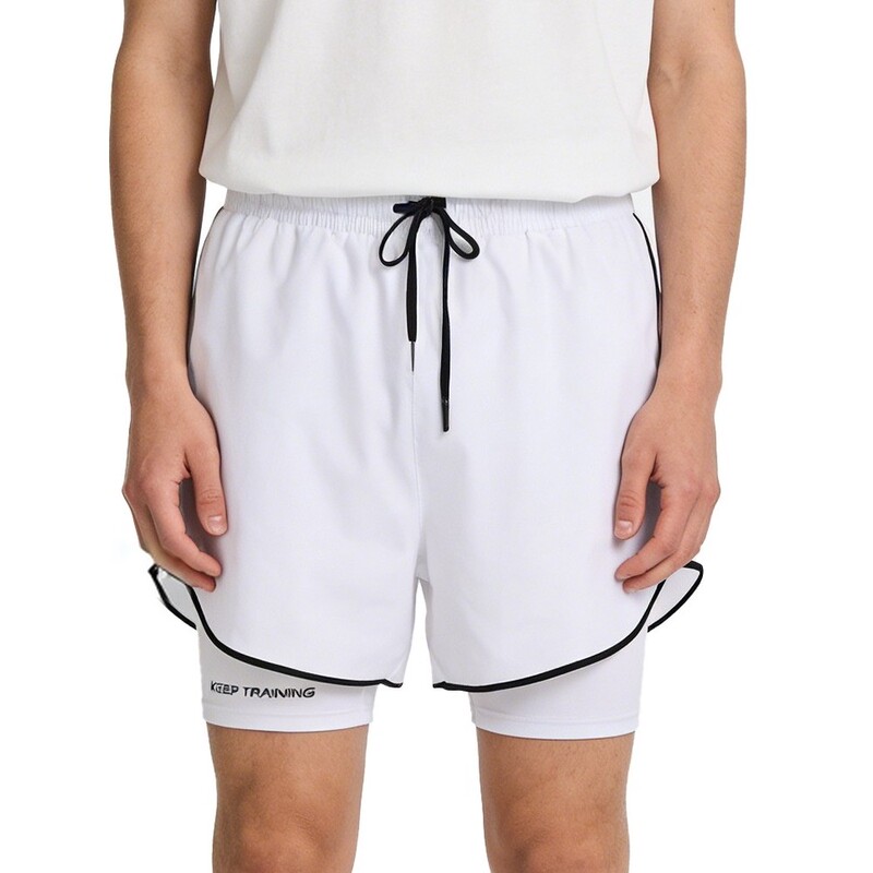 Stnp Summer Fake Two-Piece Double-Layer Sports Lining Three-Quarter Pants Marathon Running Quick-Drying Anti-Exposure Shorts Stnp Summer Fake Two-Piece Double-Layer Sports Lining Three-Quarter Pants Marathon Running Quick-Drying Anti-Exposure Shorts