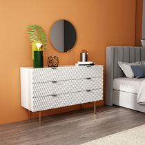 Light luxury sideboard living room locker cupboard chest modern simple entrance cabinet bedroom storage cabinet side cabinet against wall