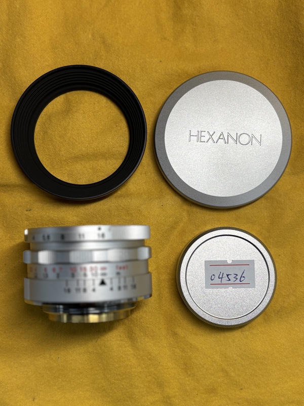 Konica Hexanon 35/2 L39Mm Threaded Rangefinder Lens, Limited Edition. Konica Hexanon 35/2 L39Mm Threaded Rangefinder Lens, Limited Edition.