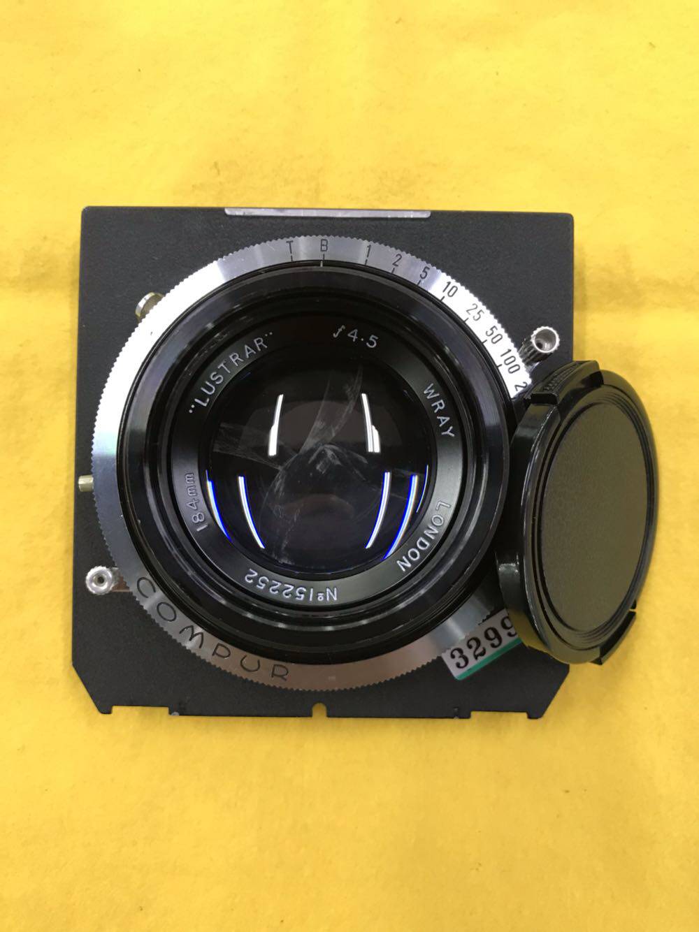 British WRAY LONDON 184 4 5 large format camera general lens