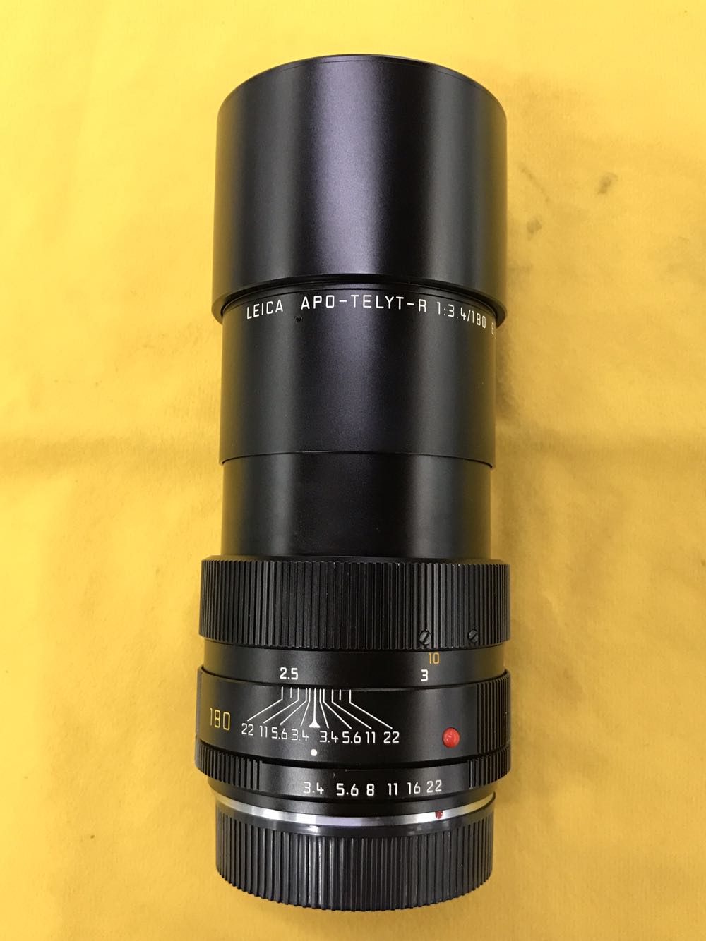 LEICA Leica R 180 3 4 APO portrait lens R series Single-eye camera with a removable opening 