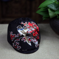 2015 original handmade Yang Liping with embroidered cap embroidered hat beret