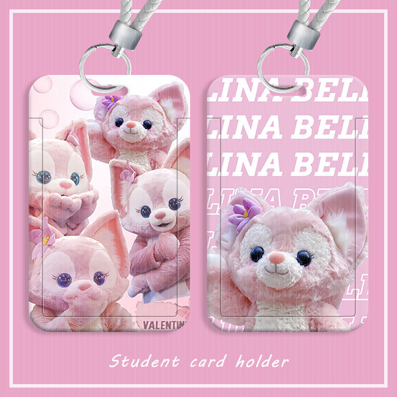 Lingna Belle sleeve Entrance Control Meal Card Campus Card Documents Bus Sleeve Cute Students Creative Protective Sleeves