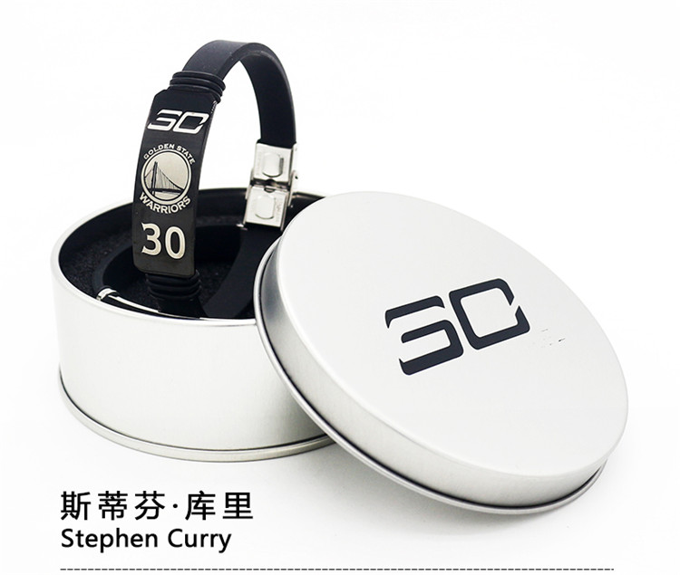 Bóng rổ Lakers James Kobe Curry Harden vòng đeo tay có thể điều chỉnh nam và nữ thể thao silicone mới vòng đeo tay màu đen quần áo bóng rổ giá rẻ