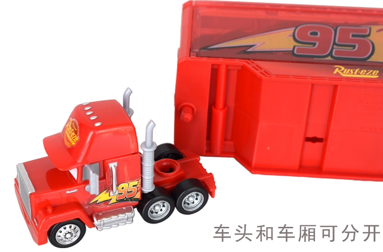 Disney Racing Cars 3 Children Mini Car Transport Mike Storage Car Model Model FLG70 - Chế độ tĩnh