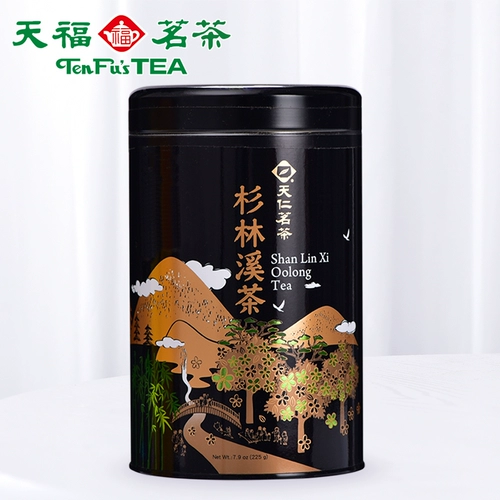 天福茗茶 Тайвань Шанлин Крик Чайная зона Гаушан Олун Чай Оригинальный бутик -чай 225 г консервы