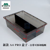 pvc high density thickened climbing pet a4 drawer cabinet BAO WEN fat tail gecko with partition breeding box corrugated paper pad