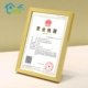 Gỗ cứng hộp giấy phép kinh doanh thương mại và công nghiệp ba giấy chứng nhận tường phiên bản mới Khung pha A4 thiết lập bảng giấy chứng nhận danh dự ủy quyền A3 - Kính tròng kính chống ánh sáng xanh