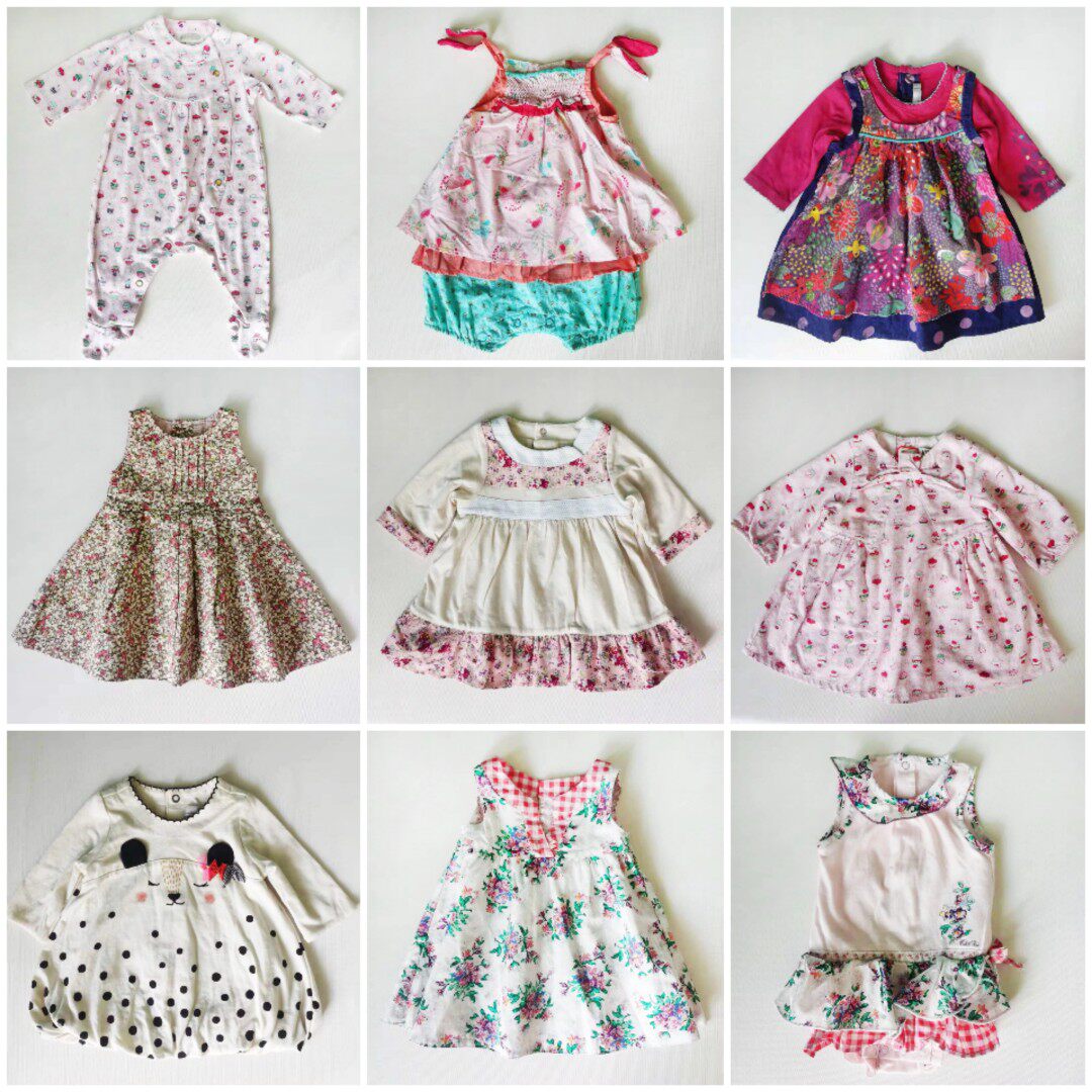 Foreign Trade Old Goods Lonelink Baby Pure Cotton Printed Collared Blouse Embroidered Blouses Suit Newborns Zone