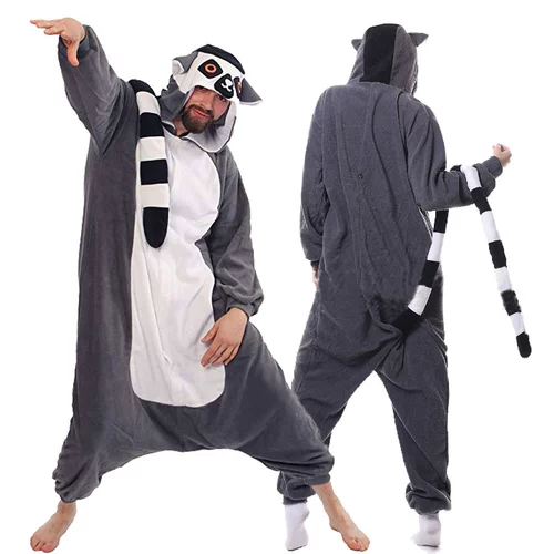 Аниме мультфильм взрослой исполнение серой волк красный носорог Огненной Дракон Длинной Хвост Обезьяна Cos Cos Performance Clothing