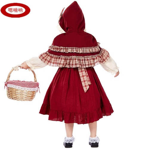 Красная шапочка, детская ферма, костюм, накидка