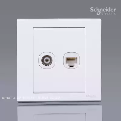 Schneider Qisheng E1500 Ruyi series TV computer socket