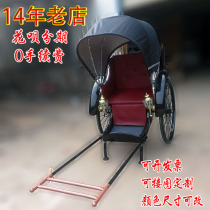 Old Shanghai People Force One Yellow Bag Car China Retro Car Beijing Ocean Car Biathlon Video Sightseeing Car Solid Large Wheeler Car