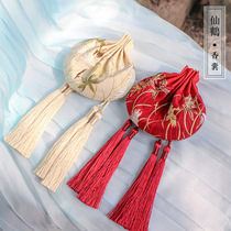 Dragon Boat Festival sachet empty bag ancient style purse brocade damask mosquito repellent sachets aromatherapy car pendant DIY sachet