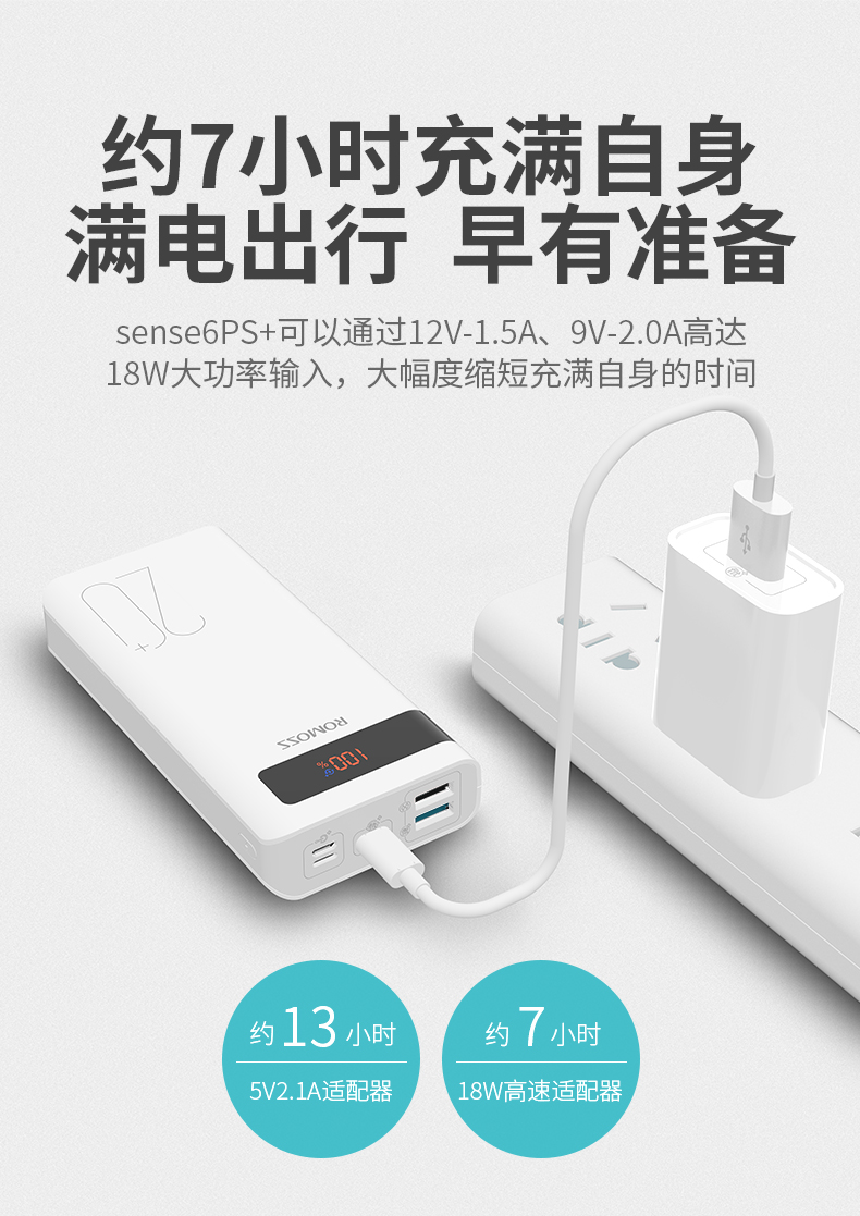 罗马仕 2W毫安大容量充电宝 图5
