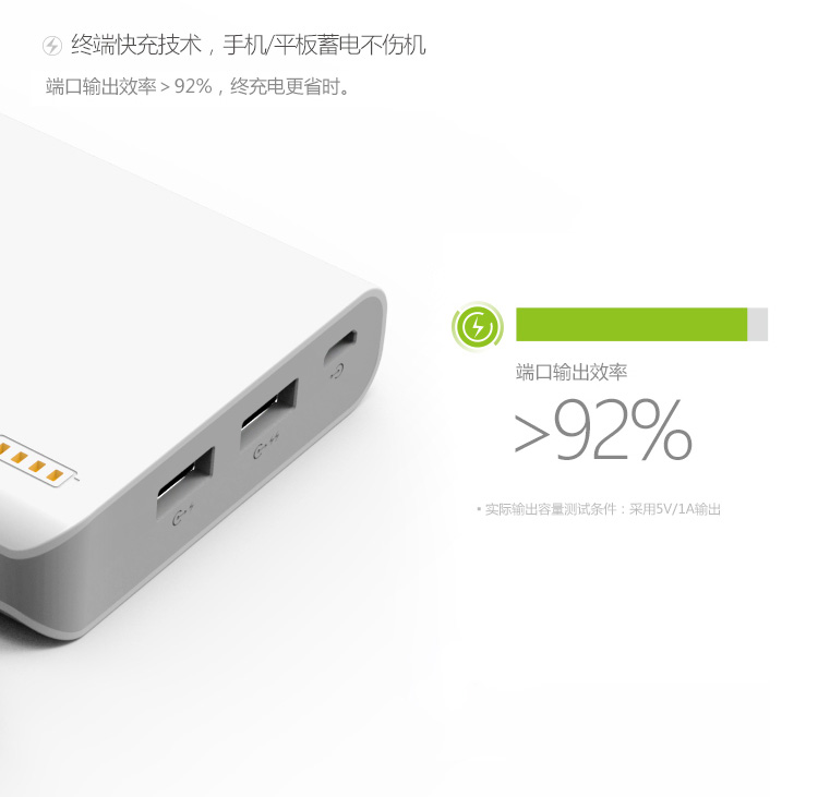 Rome chính thức dung lượng lớn 20000 mAh sạc điện thoại di động phổ thông siêu di động siêu mỏng di động chính hãng