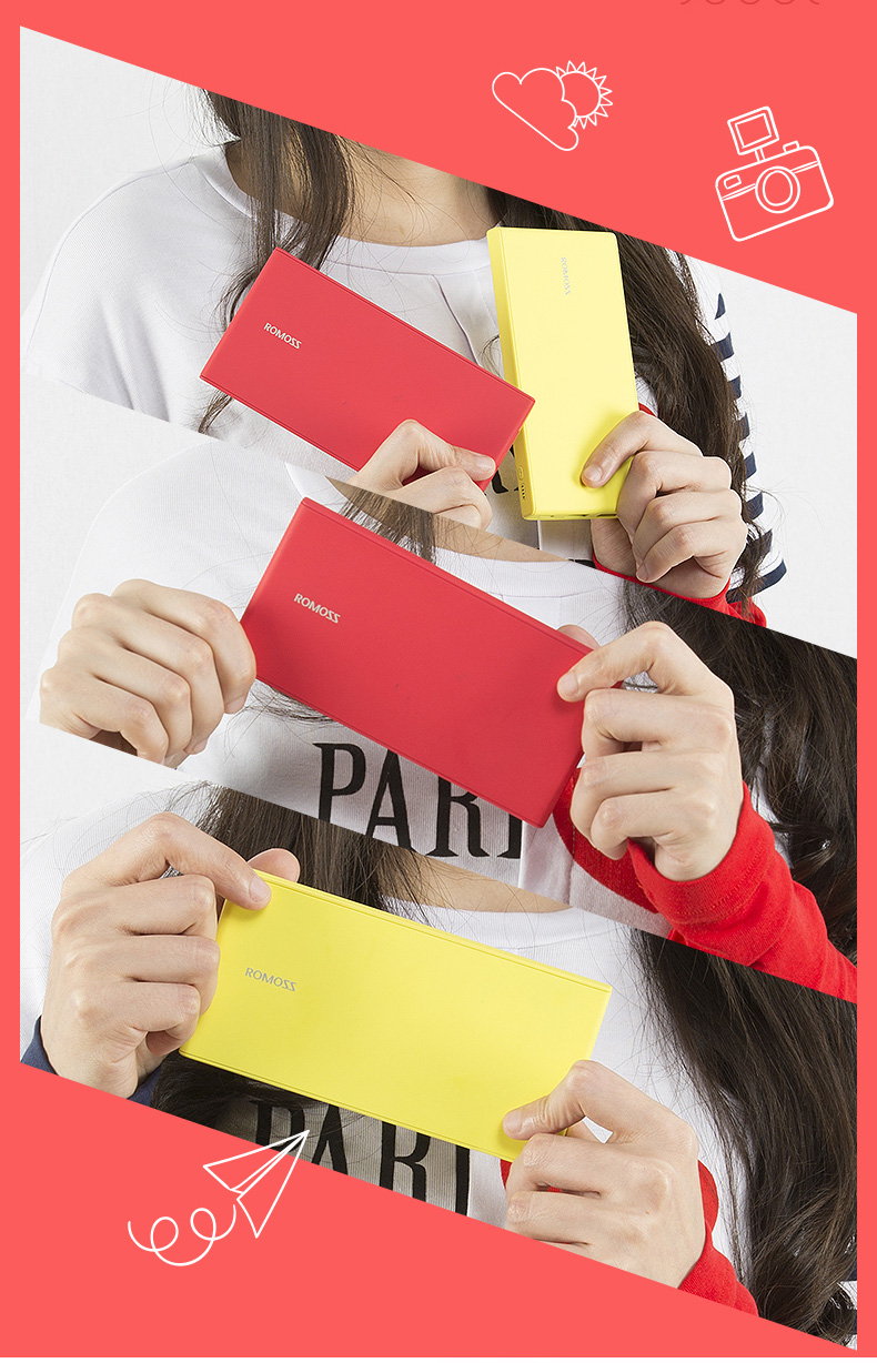 [Mới] ROMOSS / Roman Shi 10000mAh Thanh niên YOUNG Sạc Po Mobile Universal Mobile