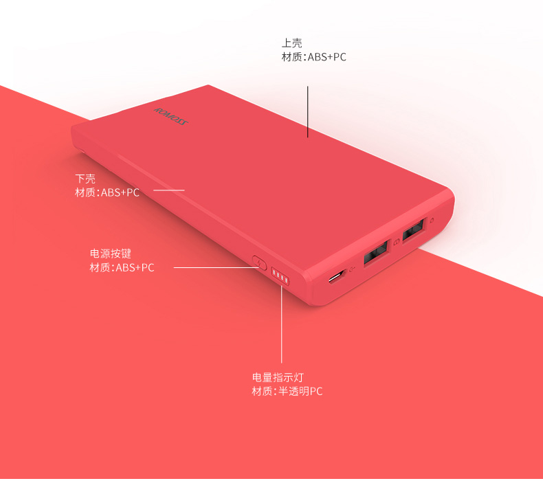 [Mới] ROMOSS / Roman Shi 10000mAh Thanh niên YOUNG Sạc Po Mobile Universal Mobile