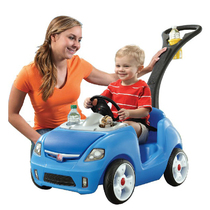 American step2 educational toy two-in-one truck Green small motorhome trolley multi-function trailer