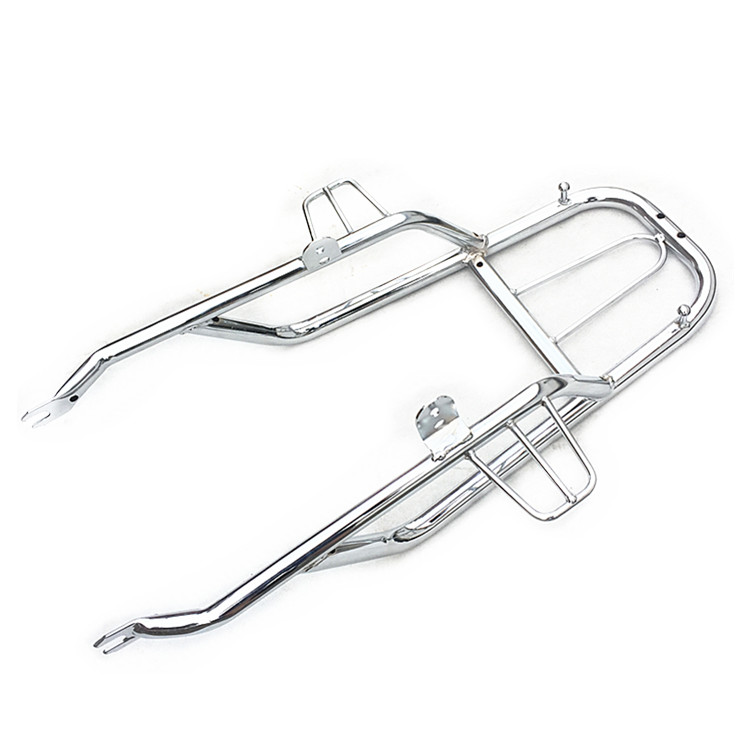 Phụ kiện xe máy cho vua phần 150 nhẹ GS125 kệ lậu phía sau đuôi xe đạp lớn - Xe máy Sopiler khung inox bảo vệ xe sh mode