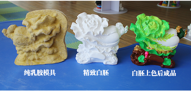 Cao su khuôn cao 6,5 cm thạch cao như mô hình búp bê thạch cao mới 5 - Tự làm khuôn nướng khuôn nướng bánh