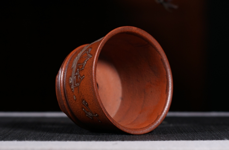 Đài loan trở lại cũ màu tím cát chậu Cộng Hòa của Trung Quốc sắt sơn Xuan chậu nhỏ antique tím bùn sơn chậu đặc biệt cung cấp bình hoa đất nung