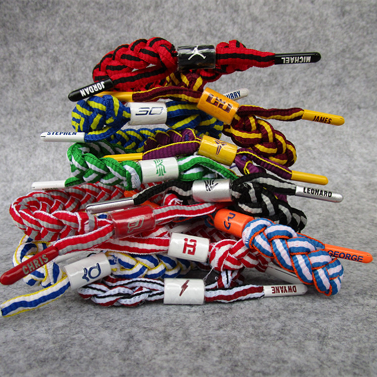 Basketball player global star Irving Curry Kobe Irving wristband sports men and women shoelace bracelet adjustment bracelet