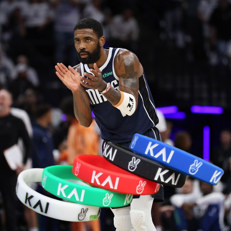 Basketball Star Trendy Kai Irving Sports Bracelet Silicone Wristband Fan Accessories Kobe Curry Rose James