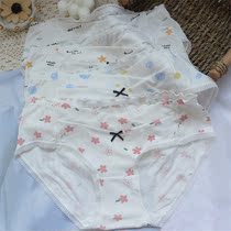 Pregnant womens underpants low waist pure cotton crotch Summer thin Toabdominal early mid stage early middle of pregnancy early stage Large size