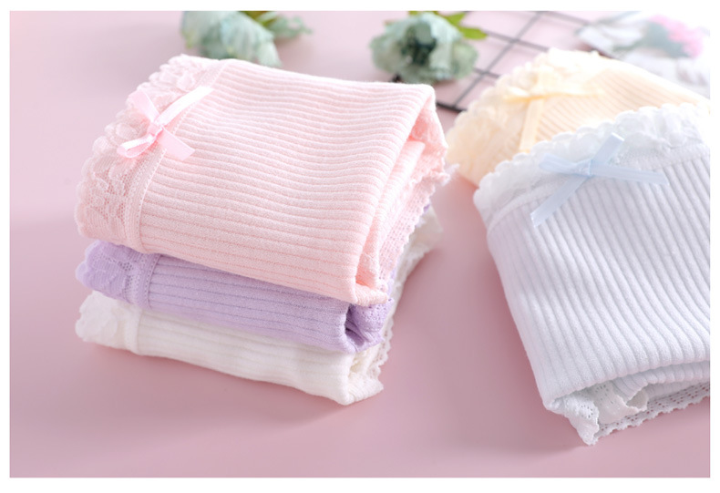 4 quần lót sau khi mặc cotton cao eo cotton kích thước lớn phụ nữ ren không có dấu vết kháng khuẩn thoáng khí tháng quần short đầu các loại quần lót nữ